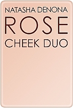 Кремовые румяна и хайлайтер - Natasha Denona Rose Cheek Duo Cream Blush & Highlighter — фото N2