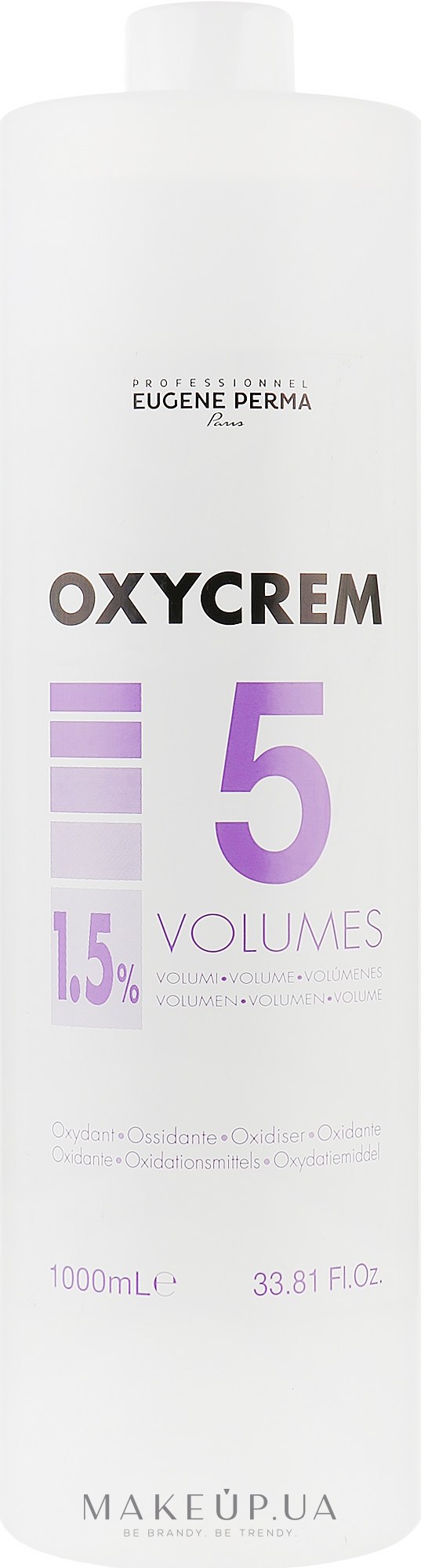 Окислитель 5 Vol (1,5%) - Eugene Perma OxyCrem — фото 1000ml