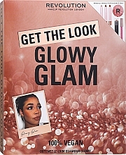 Парфумерія, косметика Набір, 6 продуктів - Makeup Revolution Get The Look Glowy Glam
