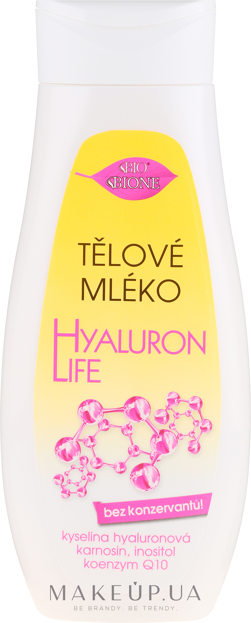 Молочко для тела - Bione Cosmetics Hyaluron Life Body Milk With Hyaluronic Acid — фото 300ml
