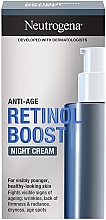Нічний крем для обличчя - Neutrogena Anti-Age Retinol Boost Night Cream — фото N1