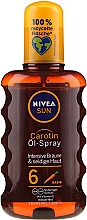 Парфумерія, косметика Масло для засмаги SPF6 - NIVEA Sun Oil Care