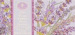 Набір мила овальної форми "Лаванда" - Saponificio Artigianale Fiorentino Lavender Soap — фото N1