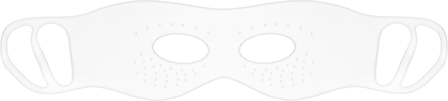 Силіконова маска для очей, біла - Yeve — фото N1