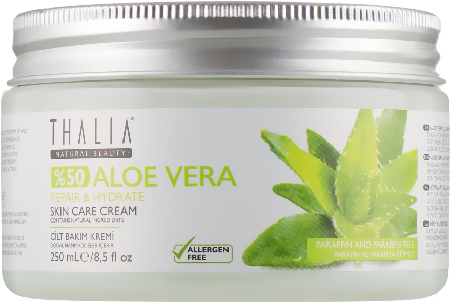Крем для обличчя і тіла з алое вера - Thalia Aloe Vera Skin Care Cream — фото N2