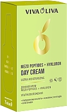 Дневной крем для лица "Ультра увлажнение" - Viva Oliva Mezo Peptides + Hyaluron Day Cream Ultra Moisturizing SPF 15 — фото N3