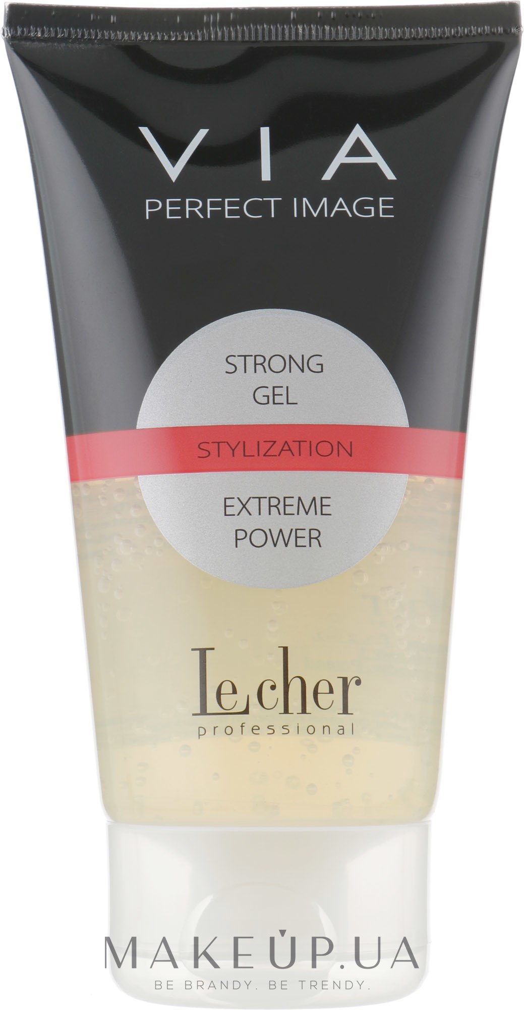 Гель для волос экстра-сильной фиксации - Lecher Professional Via Perfect Image Strong Gel — фото 150ml