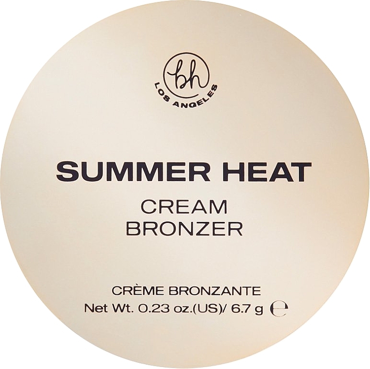 Кремовий бронзер для обличчя - BH Cosmetics Los Angeles Summer Heat Cream Bronzer — фото N1