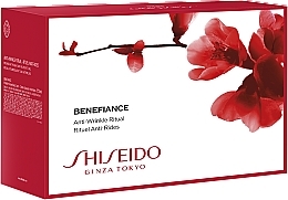Набор, 6 продуктов - Shiseido Benefiance Wrinkle Smoothong Cream Pouch Set — фото N3