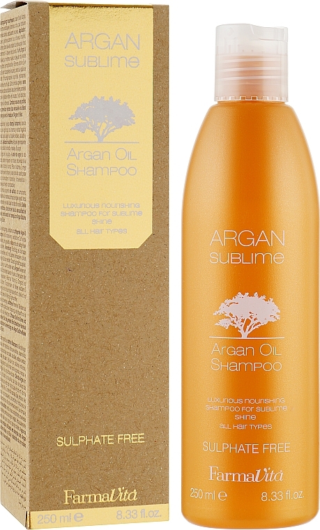 Шампунь з аргановою олією - Farmavita Argan Sublime Shampoo * — фото N1