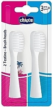 Парфумерія, косметика Змінні насадки для електричної зубної щітки - Chicco Replacement Heads For Electric Toothbrush