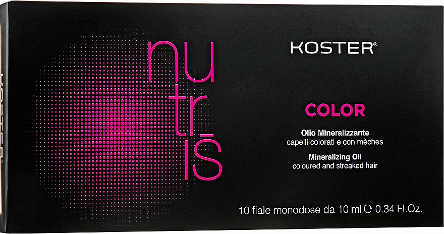 Олія для фарбованого й мельованого волосся - Koster Nutris Color Mineralizing Oil — фото N2