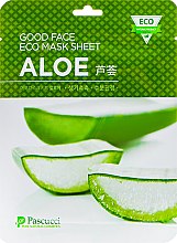 Парфумерія, косметика Маска для обличчя з алое - Pascucci Good Face Eco Mask Sheet Aloe