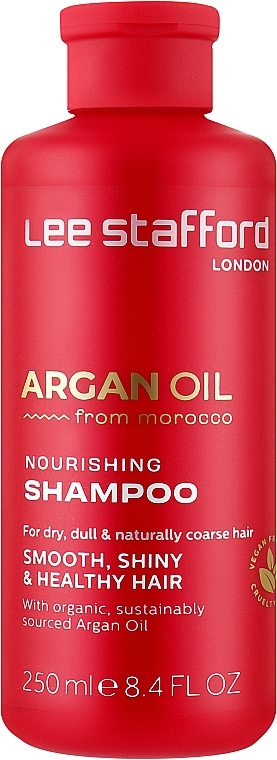 Шампунь живильний з аргановою олією - Lee Stafford Argan Oil from Morocco Nourishing Shampoo — фото N1
