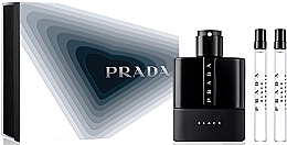 Парфумерія, косметика Prada Luna Rossa Black - Набір (edp/100 ml + edp/2 x 10 ml)