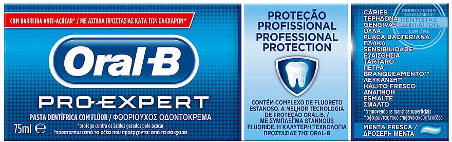 Зубна паста "Свіжа м'ята" - Oral-B Pro-Expert Professional Protection Toothpaste Fresh Mint — фото N2