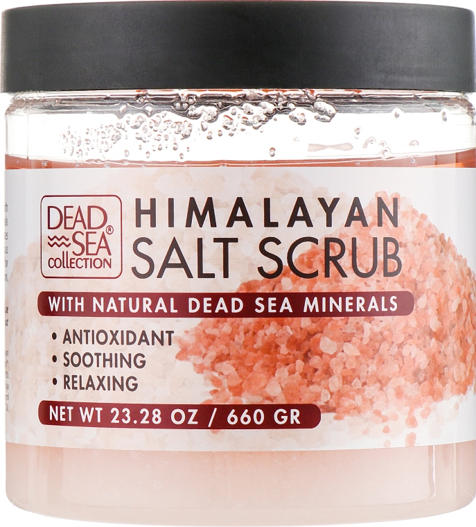 Скраб для тела с гималайской солью и минералами Мертвого моря - Dead Sea Collection Himalayan Salt Scrub