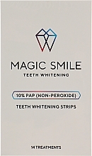 Смужки для відбілювання зубів, 14 шт. - Magic Smile Teeth Whitening Home PAP Strips — фото N1