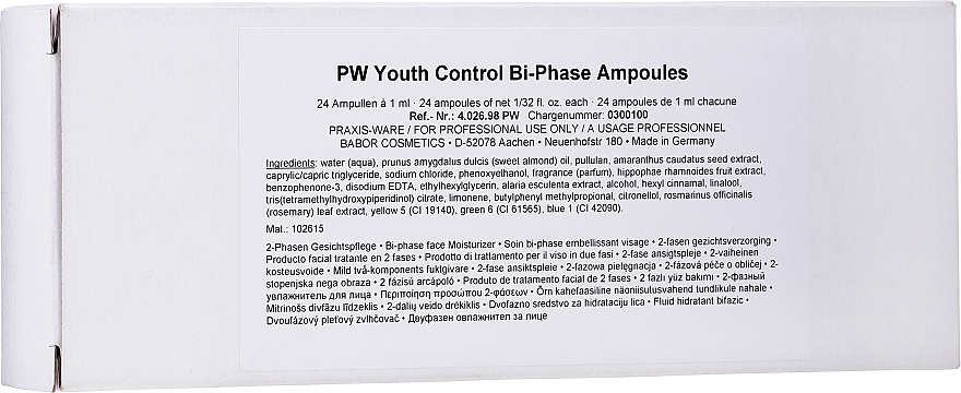 Біфазні ампули "Контроль молодості" - Babor Doctor Babor Youth Control Bi-Phase Ampoule — фото N2