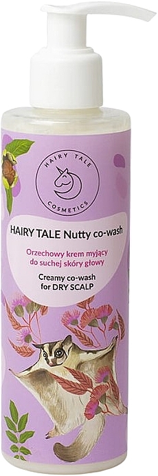 Горіховий крем для миття сухої шкіри голови - Hairy Tale Nutty Co-Wash — фото N1