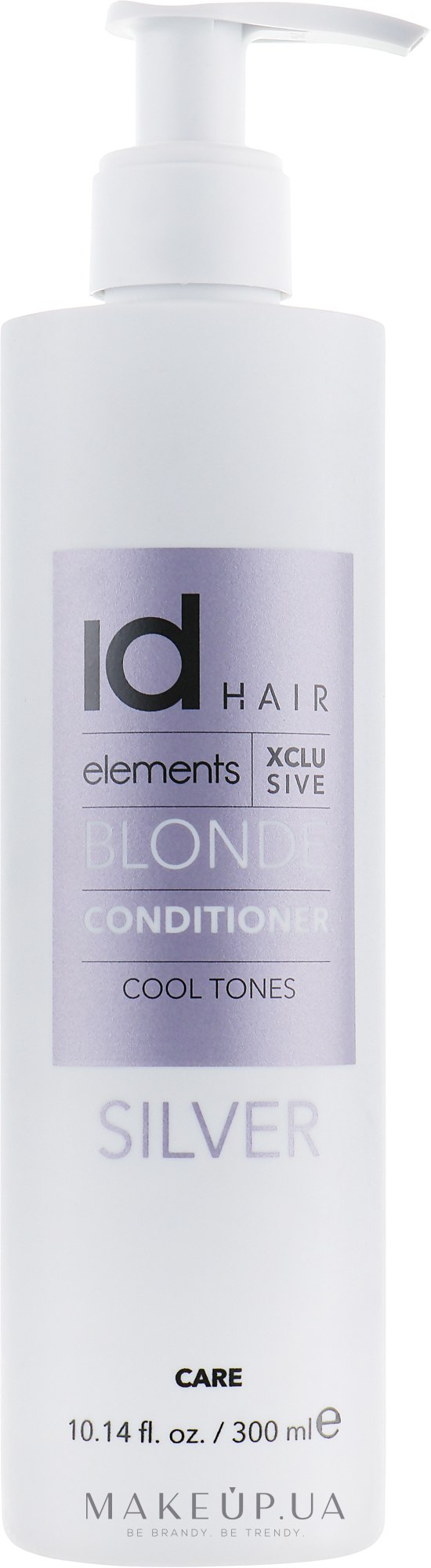 Кондиционер для осветленных и блондированных волос - idHair Elements XCLS Blonde Silver Conditioner — фото 300ml