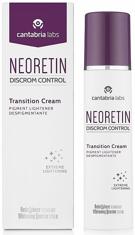 Омолоджувальний крем-транзит з ретинолом - Cantabria Labs Neoretin Discrom Control Transition Cream — фото N3