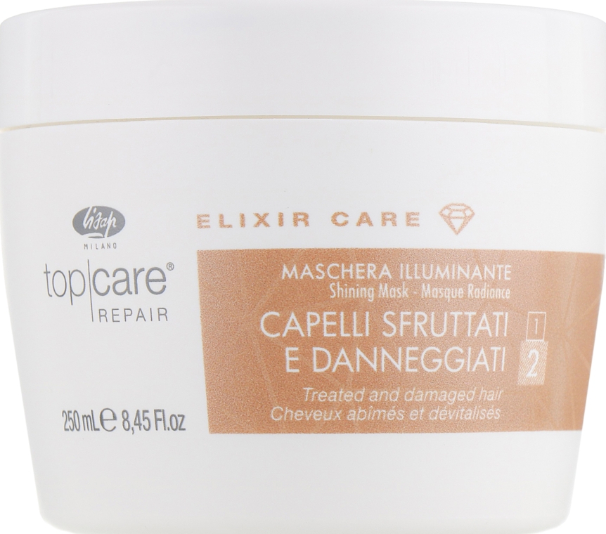 Маска для блеска волос - Lisap Top Care Repair Elixir Care Shining Mask