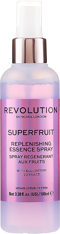 Спрей для обличчя - Makeup Revolution Superfruit Replenishing Essence Spray — фото N1