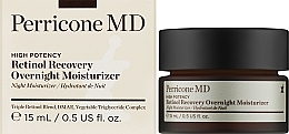 Ультраживильний зволожувальний крем для обличчя - Perricone MD High Potency Retinol Recovery Overnight Moisturizer — фото N2