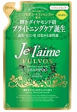 Парфумерія, косметика Шампунь для всіх типів волосся "Сяйво й гладкість" - Kose Je l'aime Fulvos Shampoo (дой-пак)