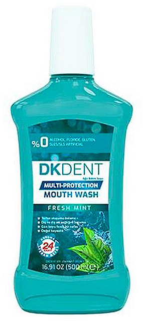 Ополаскиватель для полости рта "Мята" - Dermokil DKDent Multi-Protection — фото N1