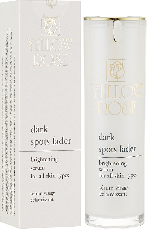 Освітлювальна сироватка для обличчя, рук і тіла - Yellow Rose Dark Spots Fader — фото N2