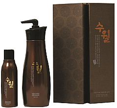 Духи, Парфюмерия, косметика УЦЕНКА Набор - Suwall Luxury Oriental Shampoo (shm/550ml + shm/150ml) *