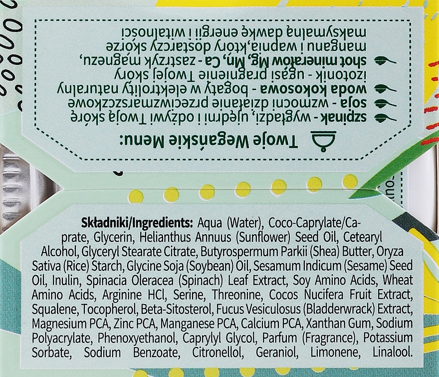Розгладжувальний крем-смузі для обличчя зі шпинатом і соєю - Farmona Green Menu — фото N3