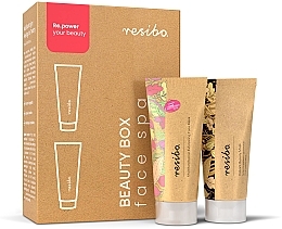 Духи, Парфюмерия, косметика Набор - Resibo Beauty Box Face Spa (mask/mini/15ml + peel/mini/15ml)