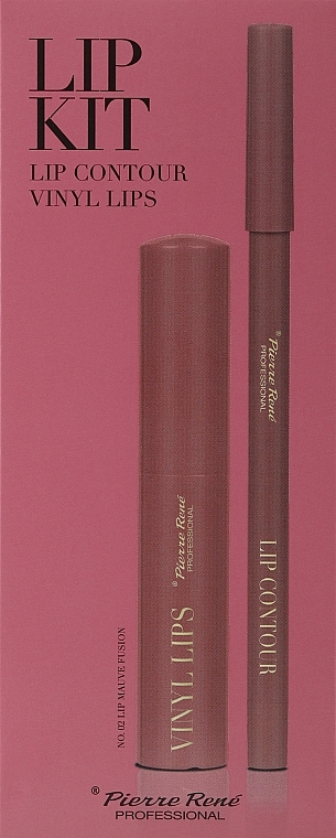 Набор для макияжа губ - Pierre Rene Lip Kit (lip/pencil/1.4g + lipstick/8ml) — фото N4