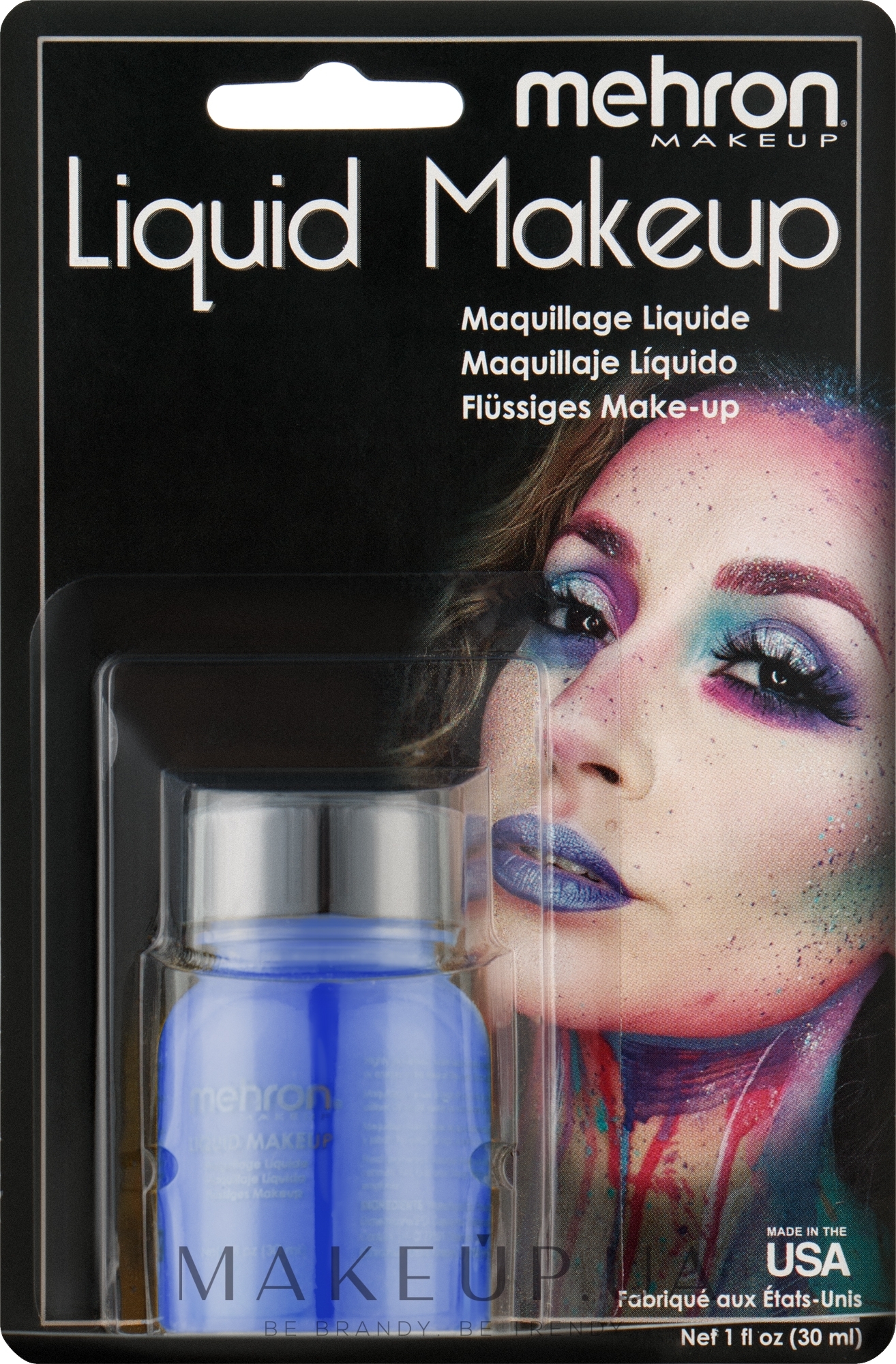 Рідкий грим - Mehron Liquid Makeup — фото Blue