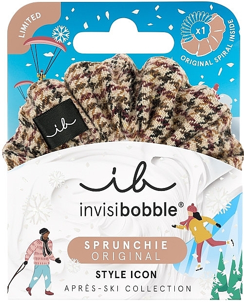 Резинка-браслет для волос - Invisibobble Sprunchie Apres Ski Jacquard — фото N1