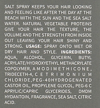 Текстурувальний сольовий спрей - Hadat Cosmetics Hydro Texturizing Salt Spray — фото N4