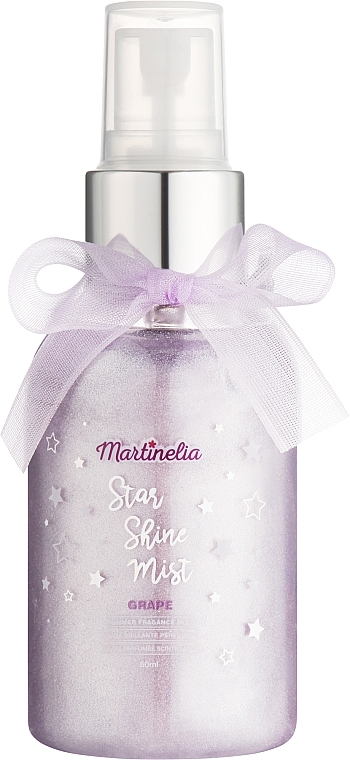 Мерехтливий ароматичний спрей для тіла, виноград - Martinelia Starshine Shimmer Mist — фото N1