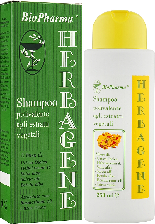Шампунь лікувальний для волосся - Biopharma Herbagene Shampoo — фото N3