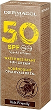 Водостойкий смягчающий солнцезащитный крем - Dermacol Water Resistant Sun Cream SPF 50 — фото N2