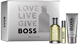 Парфумерія, косметика BOSS Bottled - Набір (edt/100ml + sh/gel/100ml + edt/10ml)