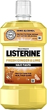 Духи, Парфюмерия, косметика Ополаскиватель "Свежий имбирь и лайм" - Listerine Fresh Ginger & Lime Mild Taste