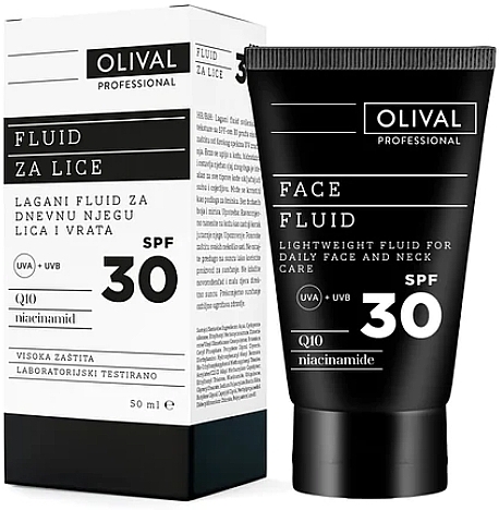 Профессиональный флюид для лица с SPF 30 - Olival Professional Face Fluid SPF 30 — фото N1