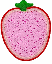 Парфумерія, косметика Мочалка для душу "Полуниця" - Accentra Spring Time Bath Sponge Strawberry