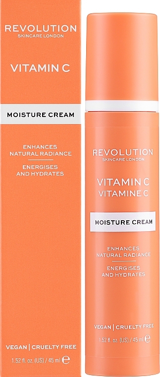 Зволожувальний крем для обличчя - Revolution Skincare Vitamin C Moisture Cream — фото N2