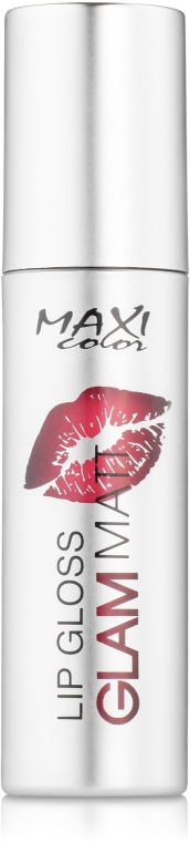 Жидкая матовая помада - Maxi Color Lip Gloss Glam Matt — фото N1