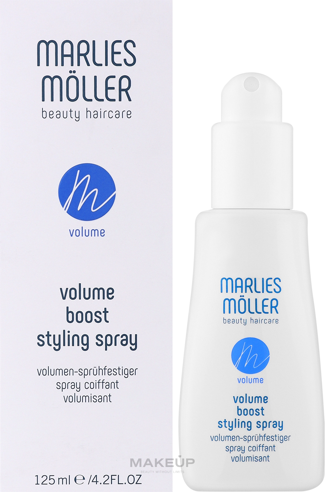 Спрей для надання об'єму волоссю - Marlies Moller Volume Boost Styling Spray — фото 125ml