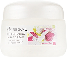 Восстанавливающий ночной крем для всех типов кожи - Regal Natural Beauty Regenerating Nigt Cream — фото N2